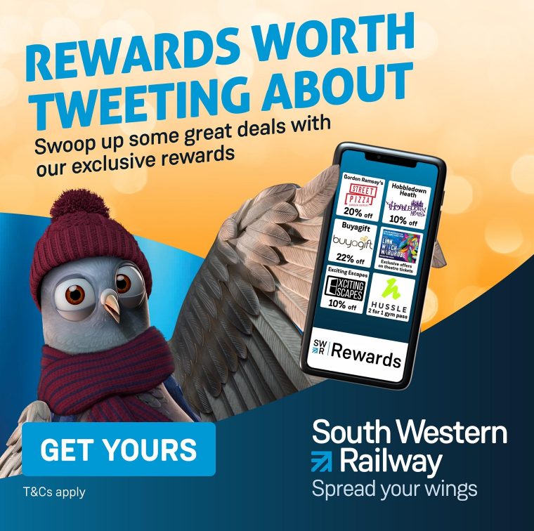 South Western Railway Rewards campaign